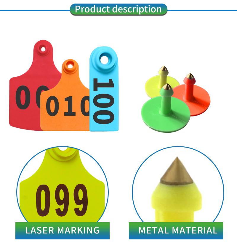 Ear tag marking samples