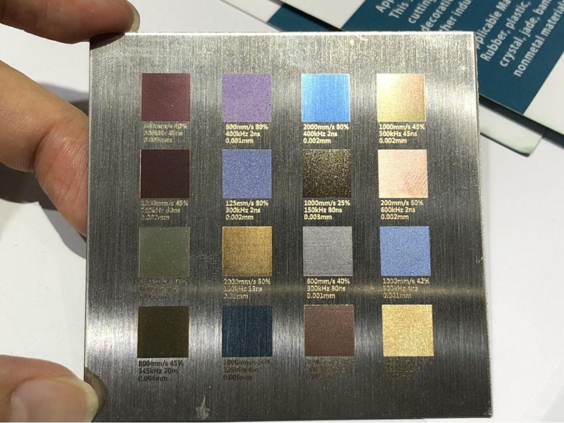 MOPA Laser On Stainless Steel