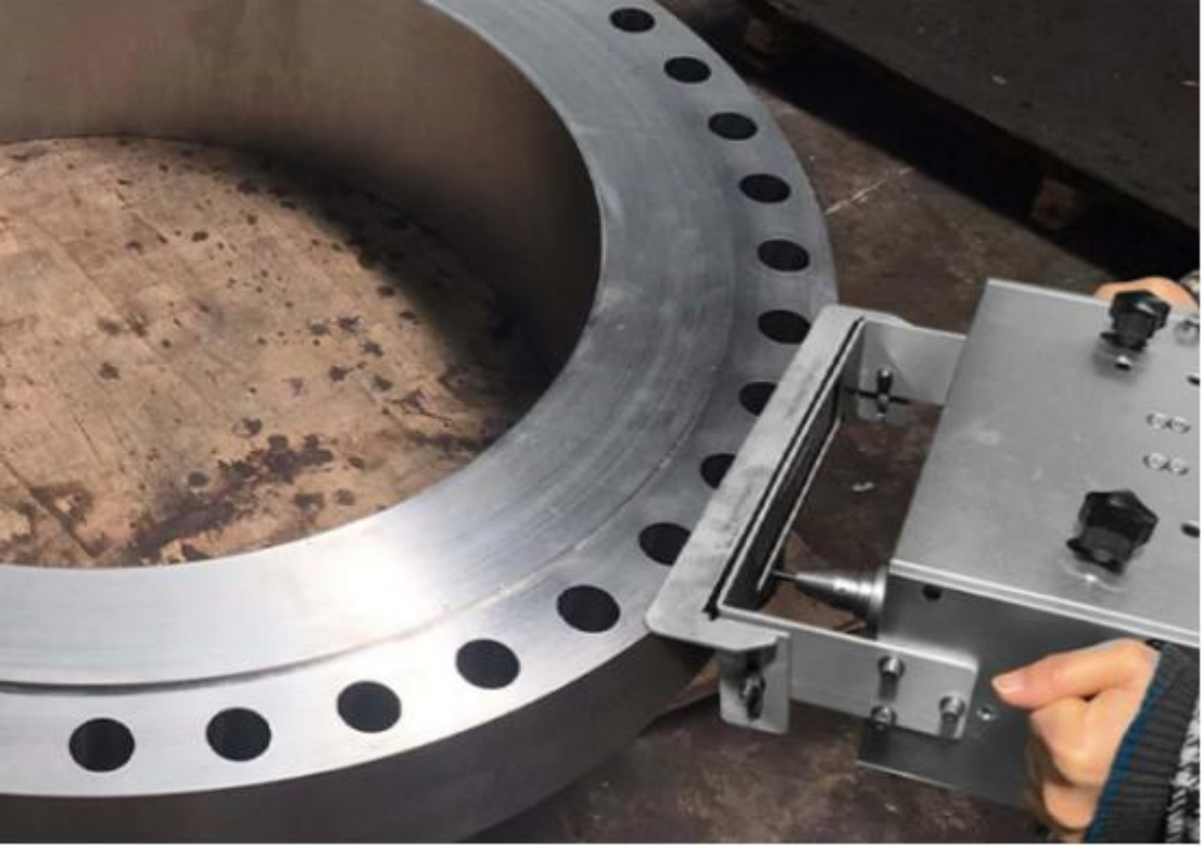 Dot Peen Marking On Flanges