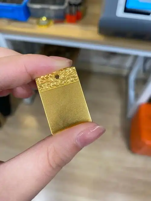 Gold laser engraving Samples