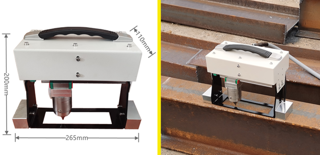 Electric dot peen mark machine