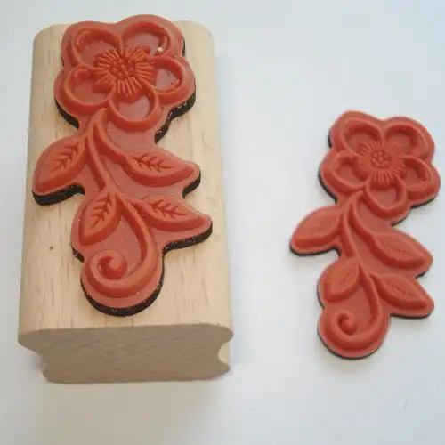 Rubber material engraving images