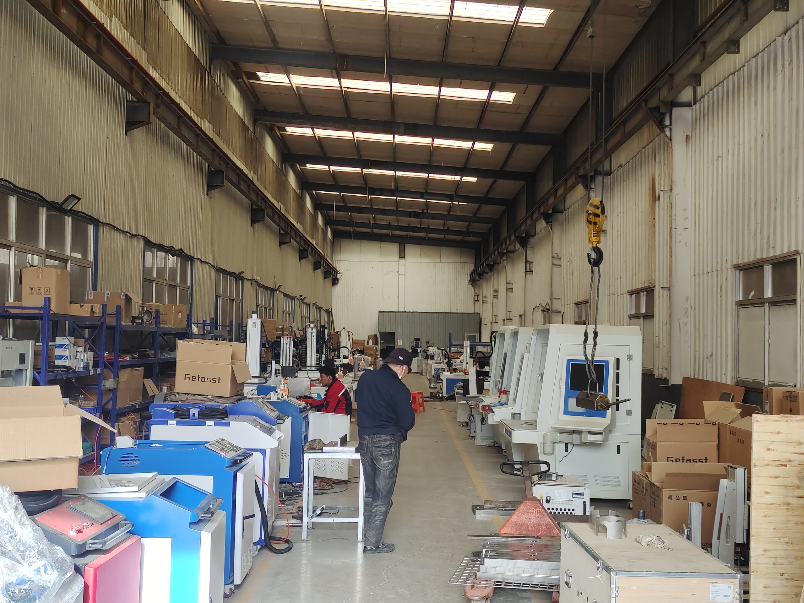 Laser marking machine warehouse