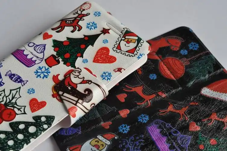 Leather phone case marking samples