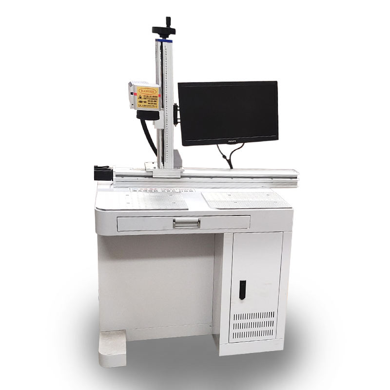 Cabinet Fiber Laser Marking Machine for Metal and Industrial Parts
