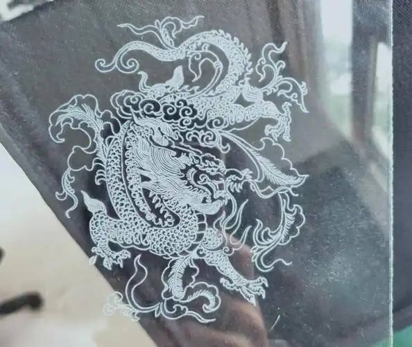 Glass UV Laser Marking Samples