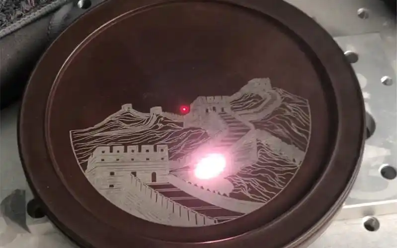 laser etching sample
