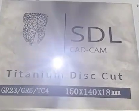Titanium alloy laser blackening