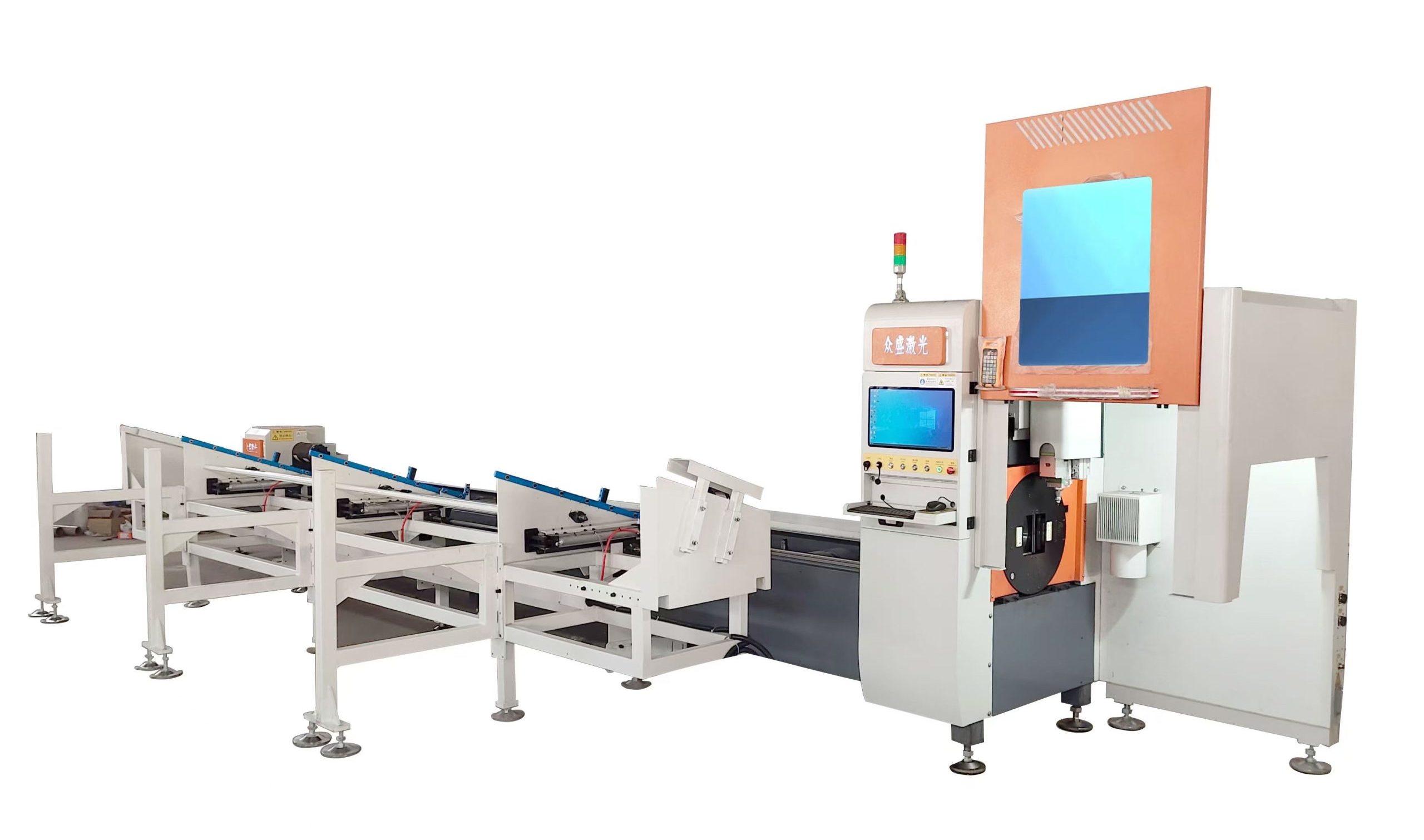 Laser pipe cutting machine